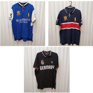 Lot of 3 Polo by Ralph Lauren Polo ShirtsBig Pony